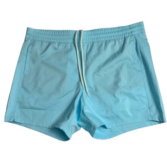 Eddie Bauer Women’s Blue Drawstring Waist Shorts with Pockets Sz M - Picture 1 of 14